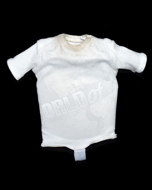 3A ThreeZero The Walking Dead Season 7 Morgan Jones: Soiled T-Shirt With Padding (White)