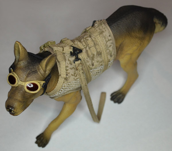 BBI SEAL Team Six DEVGRU Red Team: DEVGRU K9 With Goggles & AOR 1 K9 Tactical Armor