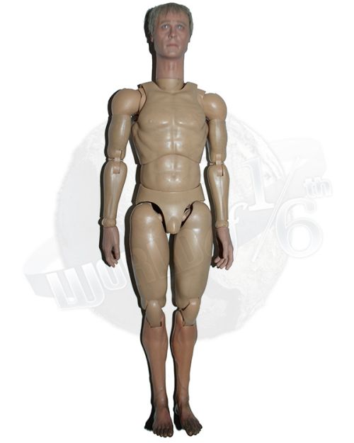 Coo Model Medieval Priest: Head Sculpt with Rooted Hair & Figure Body with Seamless Bare Feet #2