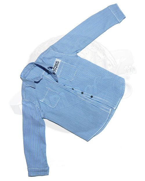 Daftoys Shawshank Red: Striped Oxford Shirt (Blue/White)