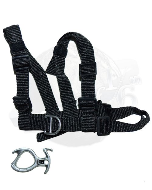 Dam Toys Spetsnaz FSB Alpha Group: Tactical Rappelling Harness With Petzl Descender