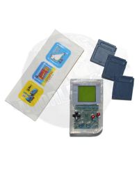 DamToys MC SAW Gunner Urban Warfare Exercises Gunnery Sergeant Crews: Gameboy Game Console (Transparent Version) With 3 Games & Interactive Cable