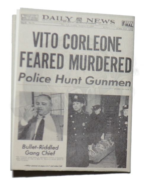 Dam Toys The Godfather Golden Years Version: Newspaper