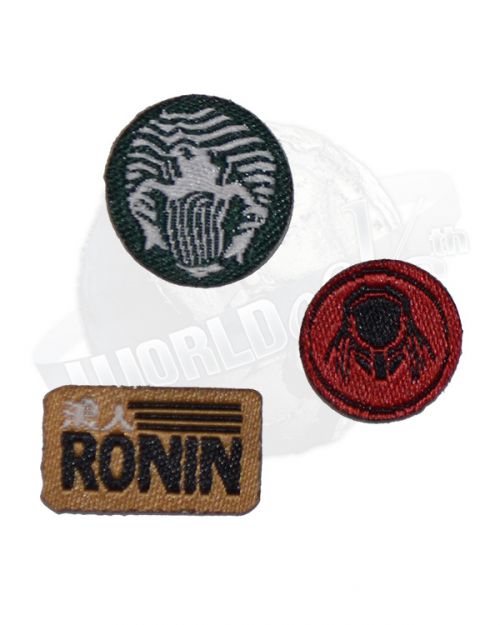 Dam Toys Extreme Zone Samurai Sakifuji Craig: Patches x3