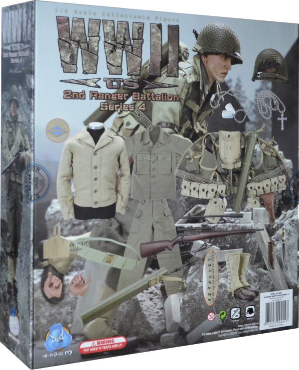 10% Off!DiD Toys WWII US 2nd Ranger Battalion Series 4 Private Jackson #2