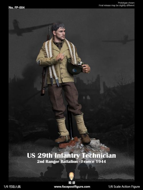 Facepool WWII US 29th Infantry Technical Sargent Upham - France 1944 [Special Edition] #7