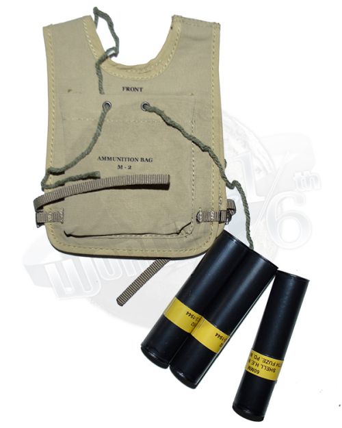 Facepool USMC Mortar Team “Sledge Hammer”: Mortar Ammunition Vest & M60 Mortar Rounds Tubes x 3