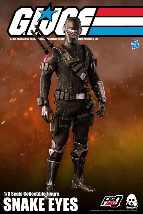 3A ThreeZero GI Joe Snake Eyes #10