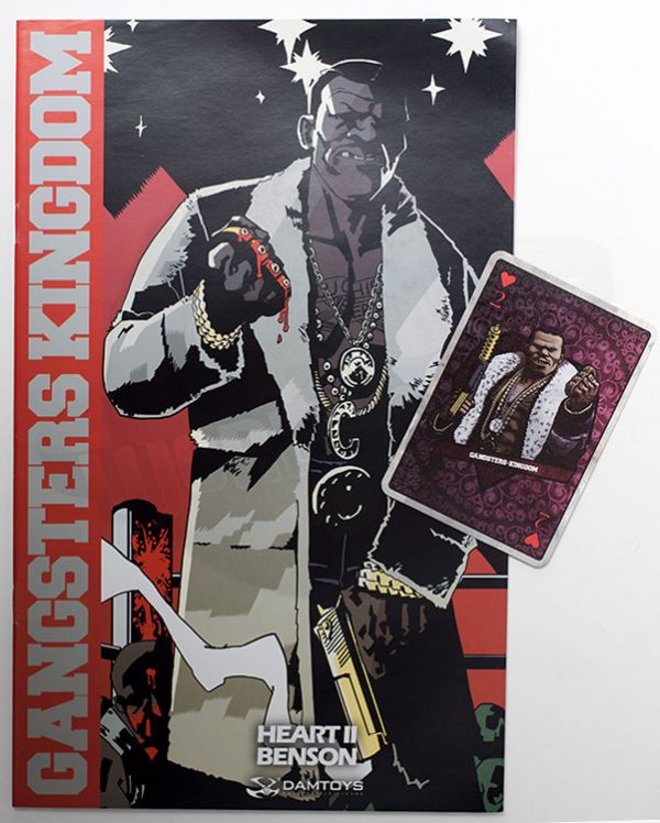 Dam Toys Gangsters Kingdom Heart II Benson: Comicbook & Playing Card