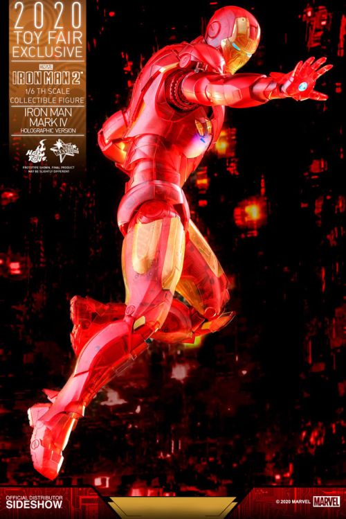 Hot Toys Iron Man Mark IV (Holographic Version) #10