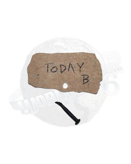 Present Toys New York Butcher: Note With Nail