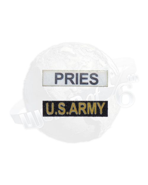 QO Toys Vietnam War US Army 101st Airborne Division in Hamburger Hill 1969: US Army & Pries Uniform Badges