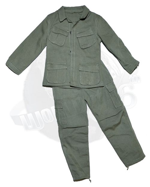 QO Toys Vietnam War US Army 101st Airborne Division in Hamburger Hill 1969: Tropical Jungle Jacket & Trousers