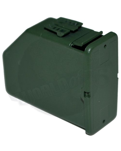 Soldier Story Navy Seal MK46 MOD1 Gunner: 200rd Ammo Box (OD)