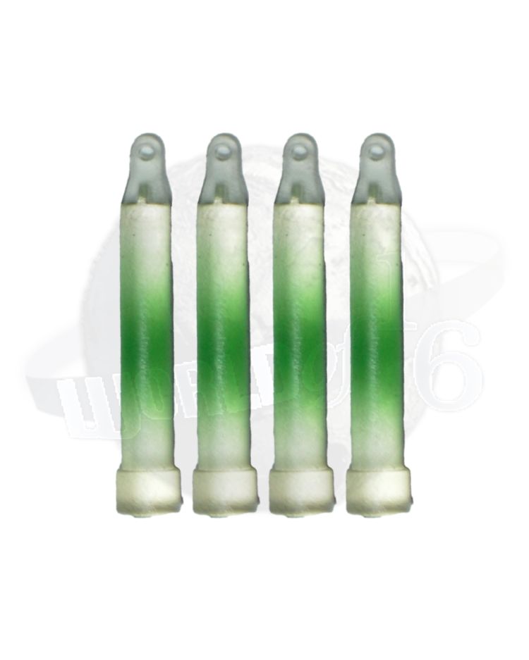 Soldier Story EODMU-11 U.S. Navy EOD Mobile Unit 11: ChemLight Cyalume Light Sticks x 4 (Green)