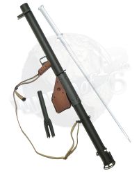 Soldier Story WWII U.S. 101st Airborne Div. 1st Battalion 506th PIR, Private First Class: M1A1 Bazooka With Transparent Rod & M6A1 Rocket Effect Part