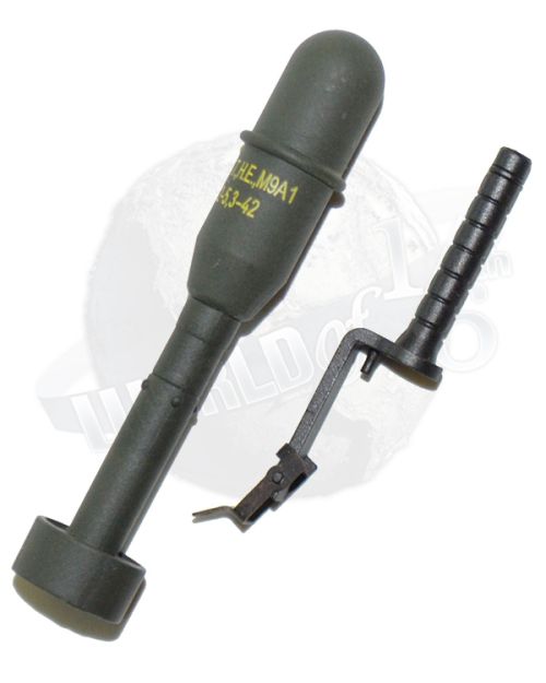 Soldier Story WWII U.S. 101st Airborne Div. 1st Battalion 506th PIR, Private First Class: M6A3 Rocket & M7 Grenade Launcher (Metal)