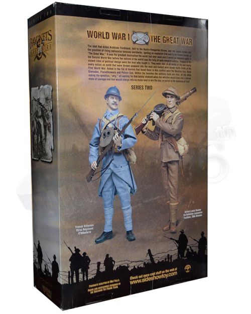 Sideshow Collectibles Bayonets & Barbwire Series 2 World War 1 WWI Brittish Lewis Gunner 1st Battalion Lancashire Fusiliers, 29th Division #2