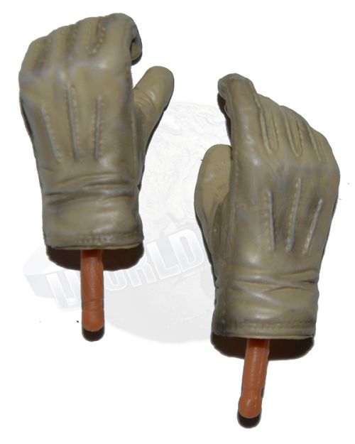 Dragon Models Ltd. WWII US Army Jeb De Witt  Airborne BAR Gunner, 17th Airborne Division, Operation Varsity 1945: Weathered Gloved Hand Set (Tan)