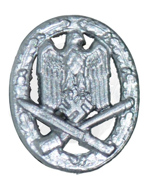 Dragon Models Ltd. WWII Axis Assault Badge Medal (Silver)