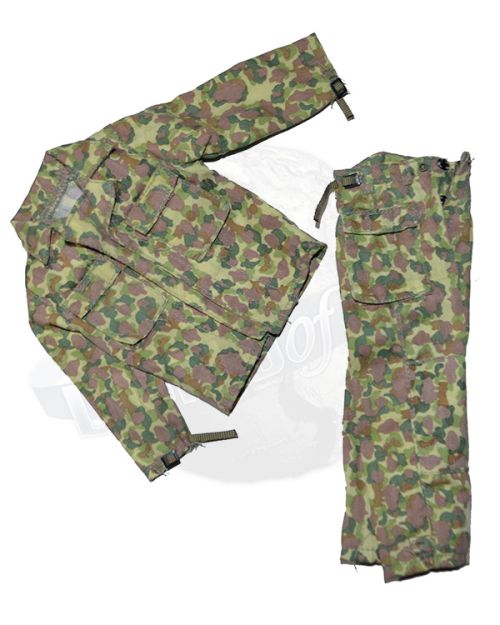 DiD Toys WWII USMC  Camouflaged BDU Shirt & Trousers