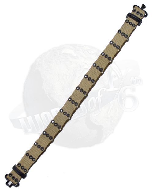 World of One Sixth WWII US Army Custom Pistol Belt (Khaki)