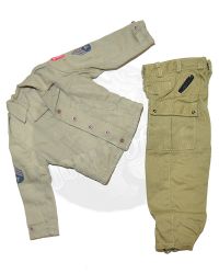 Dragon Model's Ltd. WWII US Army Pete Dixon, Technician 4th Grade Johnson LMG Gunner, First Special Service Force, Italy 1944: Uniform Jacket & Trousers