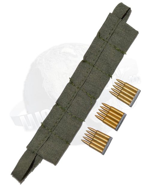 Dragon Models Ltd. WWII US Army M1903 Bandolier with Clips x 3