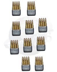 Battlegear Toys WWII US Army M1 Garand Clips x 10