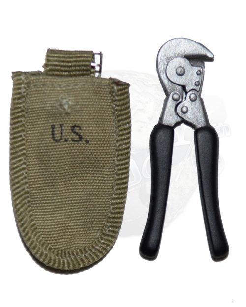 DiD Toys WWII US Army Engineers Wire Cutter (Metal) & Cloth Pouch