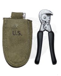 DiD Toys WWII US Army Engineers Wire Cutter (Metal) & Cloth Pouch