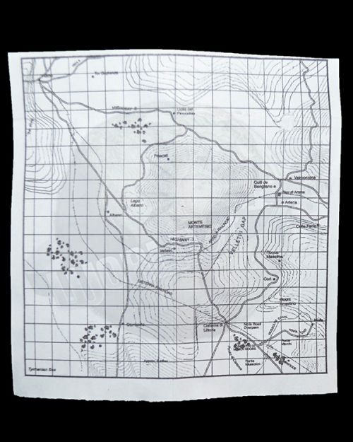 Dragon Models Ltd. WWII US Army Tyberian Sea Map