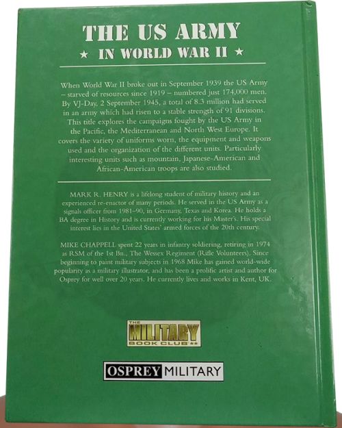 The US Army in World War II Military Book Club #2