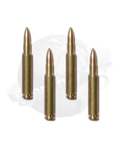 UJINDOU U.S. Army 25th Infantry Division Vietnam War: .223 Ammunition Rounds x 4 (Metal)