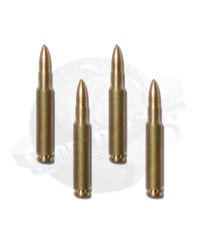 UJINDOU U.S. Army 25th Infantry Division Vietnam War: .223 Ammunition Rounds x 4 (Metal)