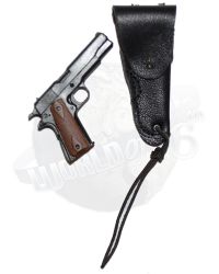 UJINDOU U.S. Army 25th Infantry Division Vietnam War: M1911 Pistol with Holster (Black)