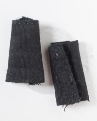 Fabric Forearm Guard Vambrace With Velcro Closures (Black)