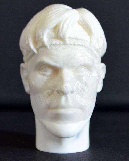 Sideshow Collectibles Platoon Sgt. Elias Head Sculpt (Unpainted)