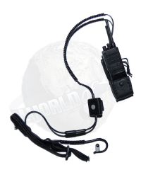 BBI Elite Force LAPD SWAT Sergeant Mendez: Motorola Radio With Earpiece & Throat Mic