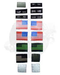 Blue Box Toys Raptor Uniform Patch Set