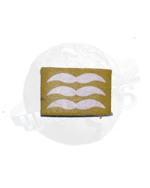 Dragon Models Ltd. Axis Luftwaffe Sleeve Rank White Wing Woolen Patches Desert Tan)