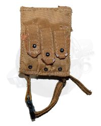 Toy Soldier US Army Three-Pocket Ammunition Leg Pouch (Tan)