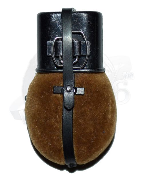 Dragon Models Ltd. WWII Axis Franz Flocked Canteen with Black Molded Strap & Cup