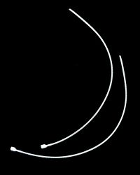 Hot Toys USMC 3 Infantry Battalion SAW Gunner Zip Restraints Wire Ties x 2