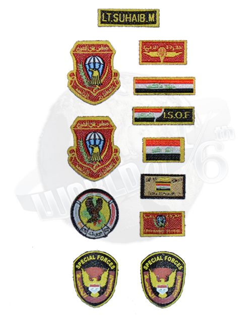 Soldier Story Iraq Special Operations Forces “ISOF”: ISOF Embroidered Patch Set