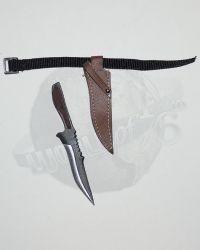 Wolf King Western Story Redhead Denny: Boot Knife With Sheath